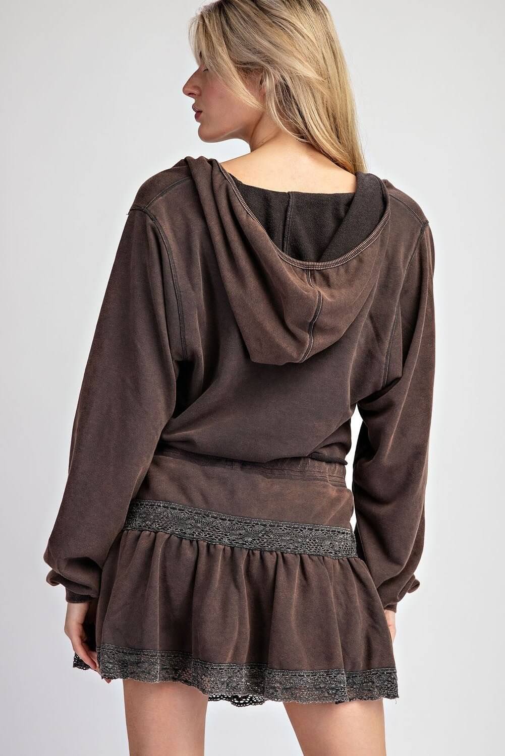 Lace Point Mini Skirt - Cowgirl Charm