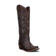 Lane Boots Cossette Boot in Cognac leather, stylish ankle boots with a rounded toe and stacked heel for versatile wear.