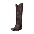 Lane Boots Cossette Cognac Boot showing ankle-high leather boots with a rounded toe and low heel on a neutral background.