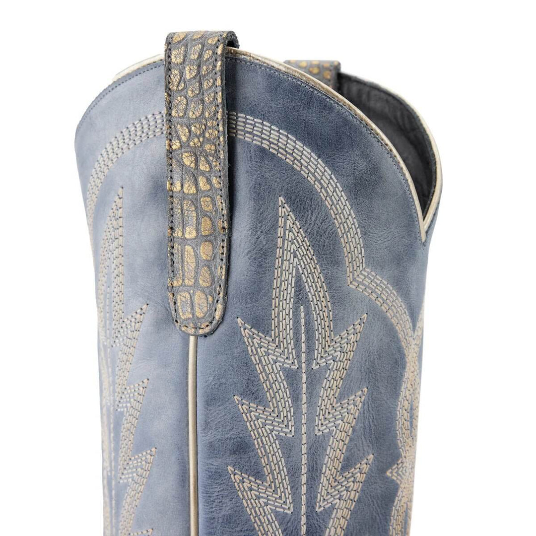 Lane Boots Skylight Boot - Gilded Denim - Cowgirl Charm