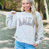 Leopard Print Amen Sweatshirt - Cowgirl Charm