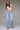 Light Wash Distressed 33" Inseam Dad Jean - Cowgirl Charm