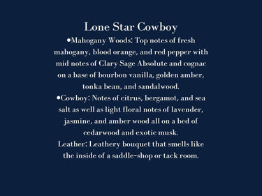 Lone Star Cowboy Candle - Cowgirl Charm