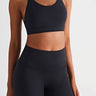 Luna 2 Piece Sports Bra & Shorts Yoga Pilates Workout Set - Cowgirl Charm