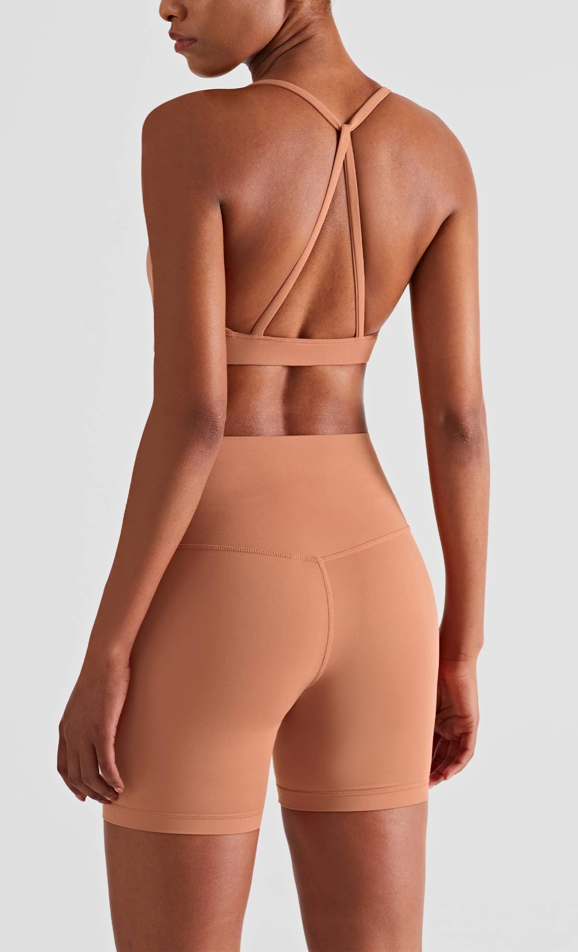 Luna 2-piece sports bra and shorts yoga set by 91thelabel, perfect for Pilates and workout sessions, with breathable fabric and comfortable fit.