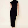 Mesh Side Slit Maxi - Cowgirl Charm