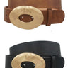 Metal Oval Buckle Belt - Cowgirl Charm
