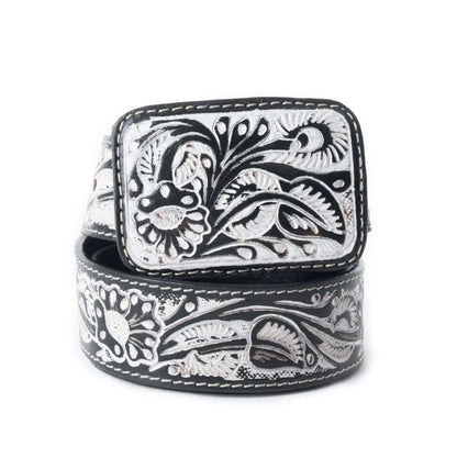 Silver moon belt from Myra Bags featuring desert-inspired design, made of durable accessories and stylish for casual wear.