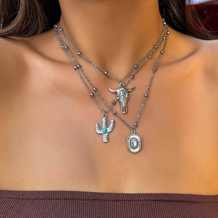 NEW FASHION PERSONALITY ETHNIC STYLE NECKLACE_CWMM3151 - Cowgirl Charm