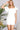 off White Double Ruffle Sleeve Textured Mini Dress – Square Neck Fit & Flare - Cowgirl Charm