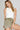 Olive Garment Washed Paperbag Twill Shorts with Pockets - Cowgirl Charm