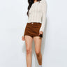 PEYTON CORDUROY SKORT - Trendy, Casual, Retro - Cowgirl Charm