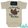 Pluckin and Buckin Infant One Piece - Cowgirl Charm