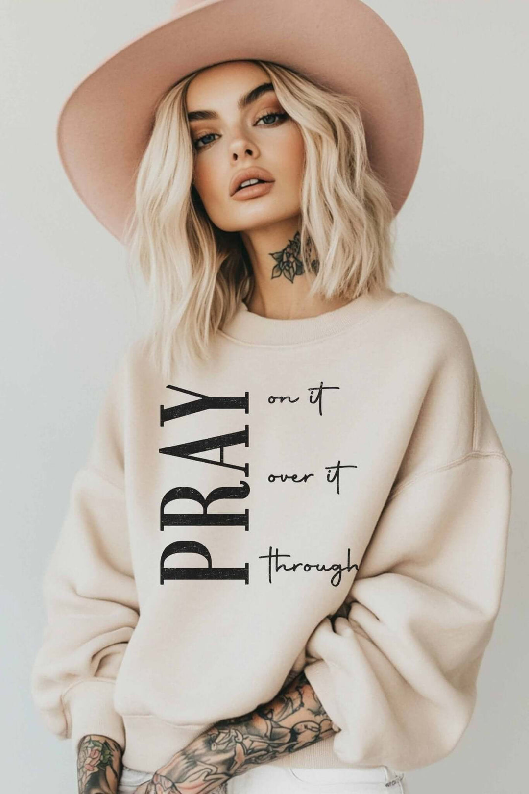 PRAY OVERSIZED SWEATSHIRTS - Cowgirl Charm