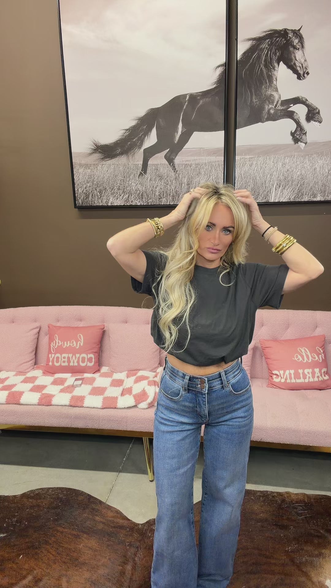 Risen Tummy Control Elastic High Rise Wide Double Waist