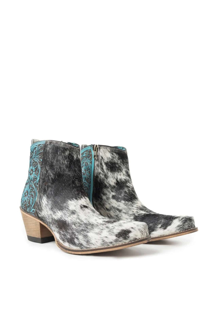 Myra Reyna Ridge Booties by Myra Bags, stylish ankle shoes with rugged design and lace-up detail, perfect for casual wear.
