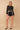 Ribbed Mock Neck Rhinestone Fringe Crop Sweater - Cowgirl Charm