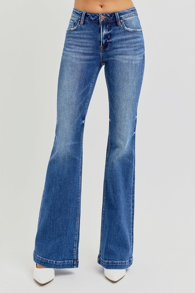 Risen jeans Low Rise Flare Jeans - Cowgirl Charm