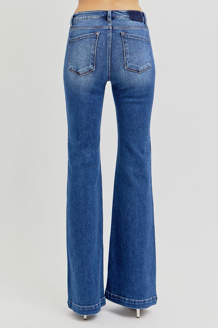 Risen jeans Low Rise Flare Jeans - Cowgirl Charm