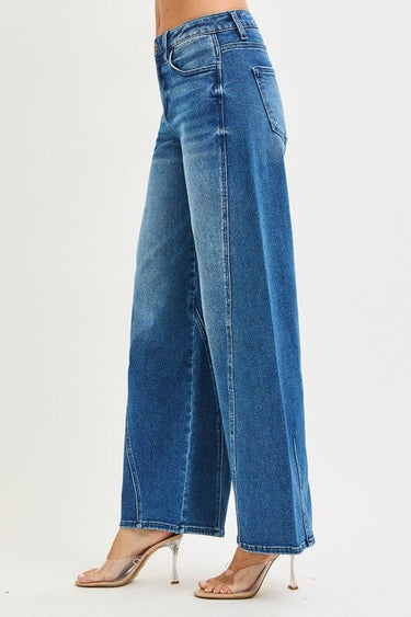 Risen Jeans Slouchy Barrel Jeans - Cowgirl Charm