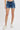 Risen Mid Rise Distressed Cuffed Denim Shorts – Women's Rolled Jean Shorts - Cowgirl Charm