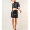 Round Neck Bubble Hem Top - Cowgirl Charm