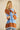 Rust & Sky Blue Oversized Striped Knit Sweater - Cowgirl Charm
