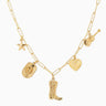 Rustic Western Icon Charm Necklace - Cowgirl Charm