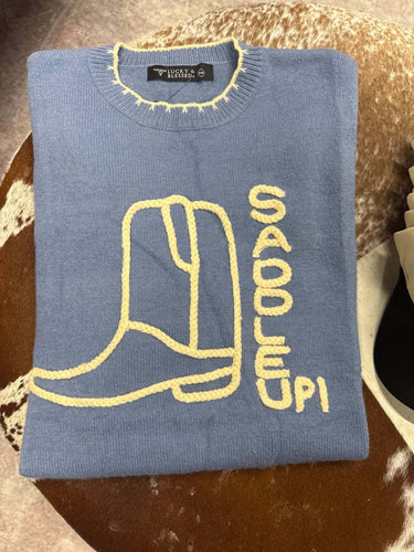 Saddle up Sweater - Cowgirl Charm