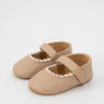 Scalloped Toe Mary Jane Baby Shoe Neutral - Cowgirl Charm