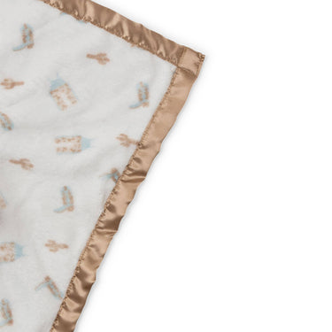 Security Blanket Howdy Partner Blue - Cowgirl Charm