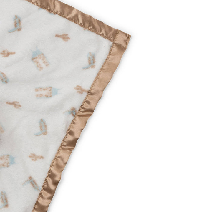 Security Blanket Howdy Partner Blue - Cowgirl Charm