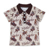 Short sleeves rodeo western baby boy zipper romper - Cowgirl Charm