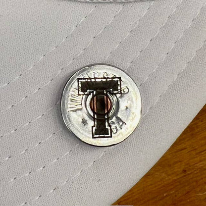 Shotgun Shell T lapel pin by Brand Dandee featuring a detailed metal design, perfect for accessorizing clothing or bags.