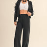 Soft Air Scuba Wide Leg Pant - Cowgirl Charm