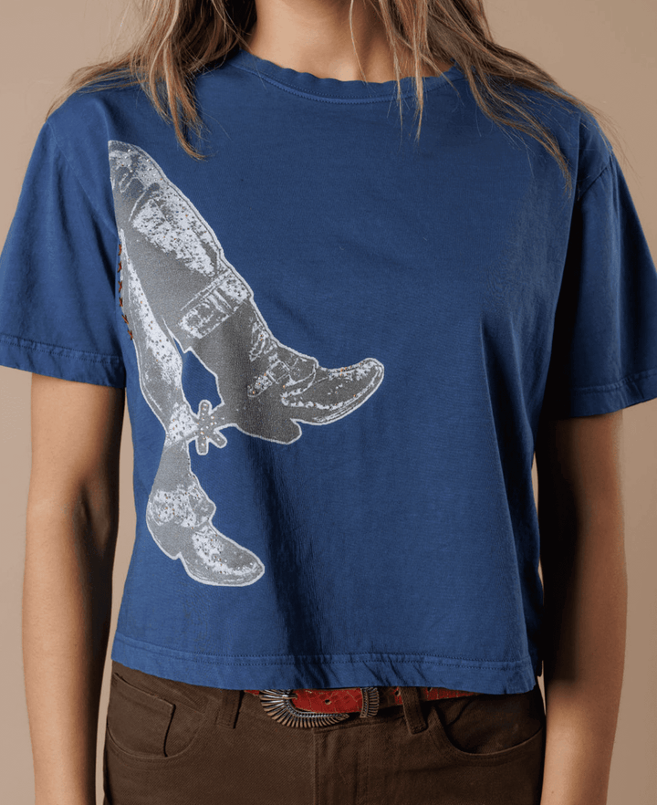Spur Wide Boy Tee - Cowgirl Charm