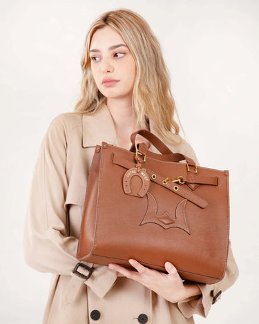 Standard Medium Tote Bag - Cowgirl Charm