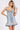 Stretch Denim Lace Ruffle Floral Mini Dress - Cowgirl Charm