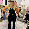 Stretch Denim Two Piece Set - Cowgirl Charm