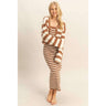 Striped Sweater Cardigan and Dress Set - Cowgirl Charm