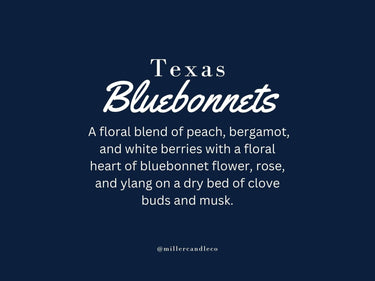 Texas Bluebonnets Candle - Cowgirl Charm