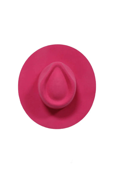 The Paige Rancher - Wool Felt - Pink - Cowgirl Charm