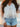 Tie V Neck Lace Ruffle Detail Long Sleeve Blouse - Cowgirl Charm
