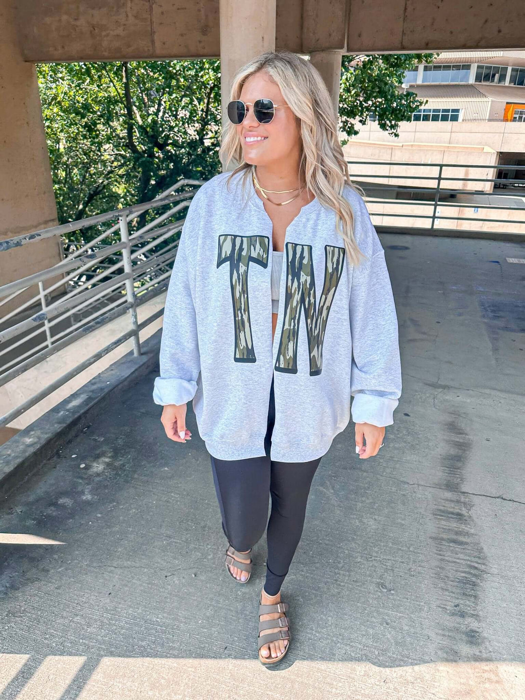 TN Camo Cardigan  - Cowgirl Charm