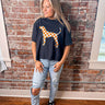 TN Checkered Dog Tee - Cowgirl Charm