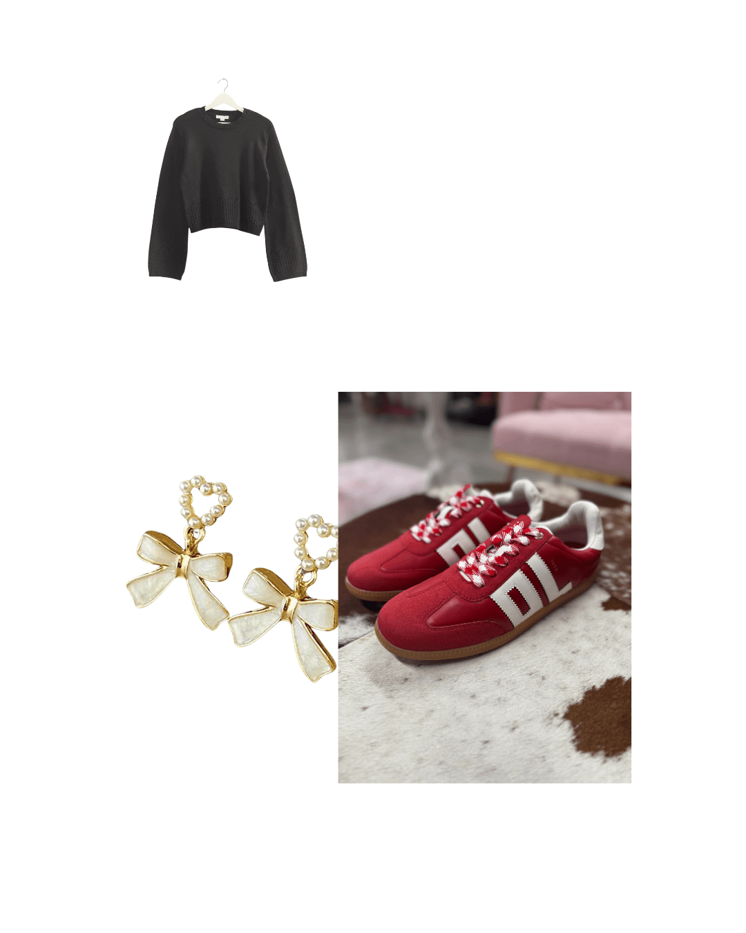 Trackstar Sneaker Red/White - Cowgirl Charm