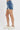 Tummy Control High Rise Distressed Denim Shorts – Frayed Hem Stretch Fit - Cowgirl Charm