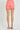 Tummy Control High Rise Fray Hem Shorts – Coral Stretch Fit - Cowgirl Charm