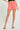 Tummy Control High Rise Fray Hem Shorts – Coral Stretch Fit - Cowgirl Charm