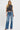 Tummy Control High Rise Wide Leg Jeans with Adjustable Waistband - Cowgirl Charm